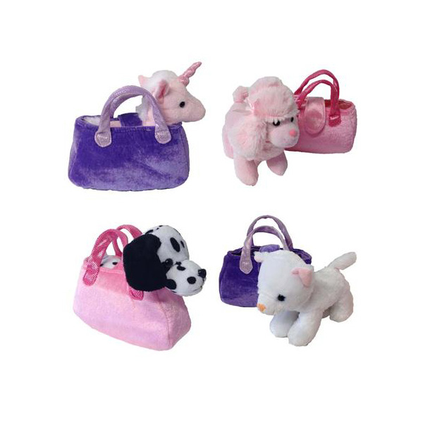 toy dog in a bag