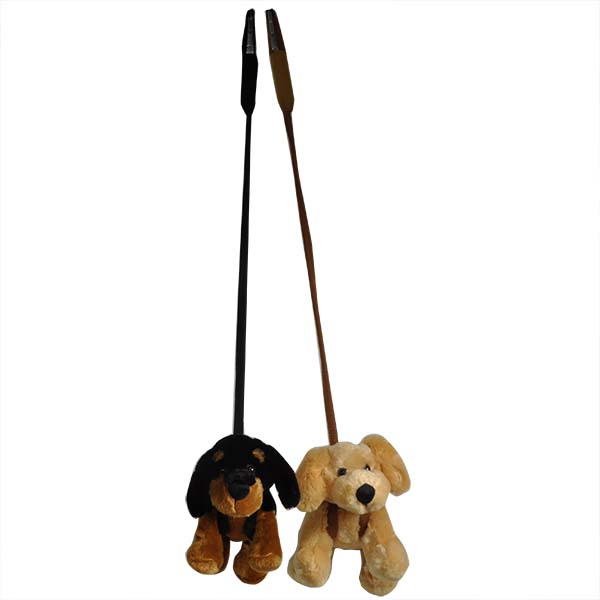 Plush Dog On Lead 2 Asstd Palgrave