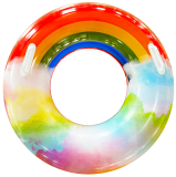 Turbo Tube 36" Rainbow And Clouds