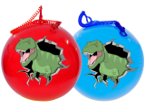 Dinosaur Ball & Keychain  2 Asstd