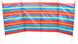 Windbreak 5 Pole Tall Wood