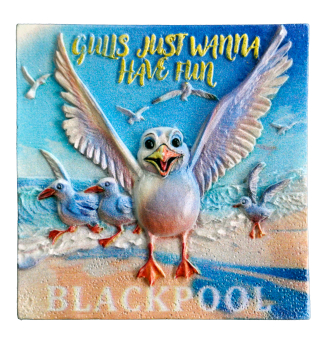 Magnet Gulls Just Wanna Have Fun Blackpool
