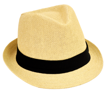 Hat Adult 58cm Best Trilby With Black Band