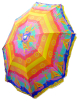 Beach Parasol/umbrella 2 Asstd 1.56m Dia