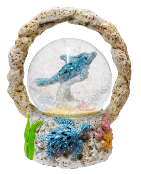 Water Globe 65mm Dolphin