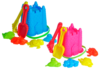 B/set 7pc Castle Set  2 Asstd