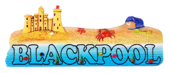 **magnet Sandcastle On Beach Blackpool**
