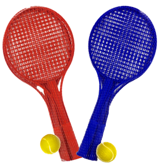 Soft Tennis 2 Player Set  2 Asstd