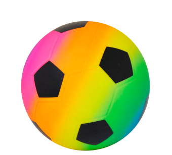 Deflated Rainbow Beach Soccer Ball 23cm