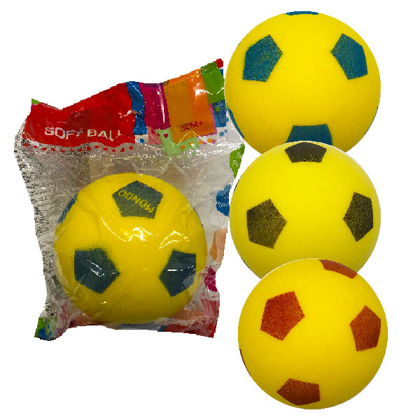 Foam Football 20cm 3 Assorted Palgrave