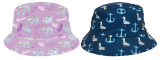 Hat Bucket Shape 52cm Toddler Sloth/anchor