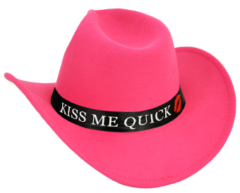 Hat Cowboy Kiss Me Quick - Pink