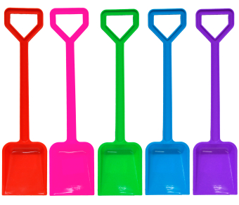 Spade Plastic 18"   5 Cols