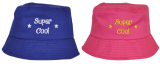 Hat Bucket Shape Childs Super Cool 2 Asstd