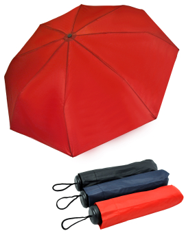 Umbrella 21" Folding 8 Spoke Plain 3 Asstd