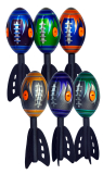 Rocket Ball With Whistle 27cm
