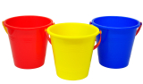 Bucket 5.5" Round  Primary Colours