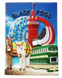 Magnet Blackpool Scene With Donkeys
