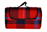 Red Tartan Picnic Blanket 150cm X 130cm