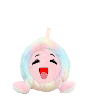 Furry Face Pastel Ball With Legs 6"