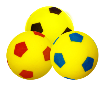 Foam Football 18.5cm 3 Assorted
