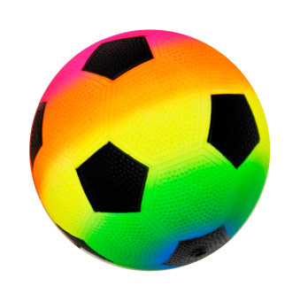 Deflated Rainbow Trainer Ball 13cm (5")