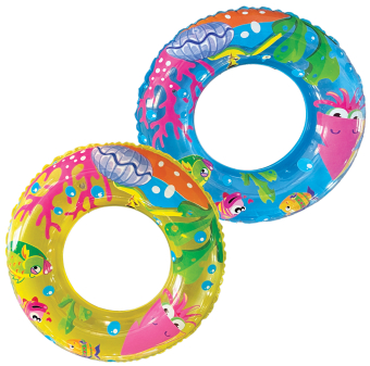 Swim Ring 24" Sea Fish  2 Asstd