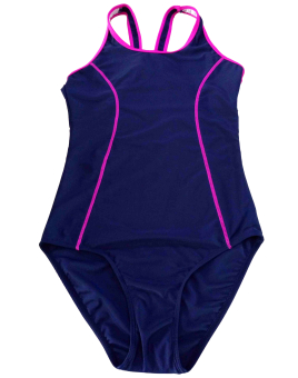 Swimsuit Ladies Navy And Pink