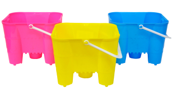 # Bucket Large Castle 27cm   Hot Colours
