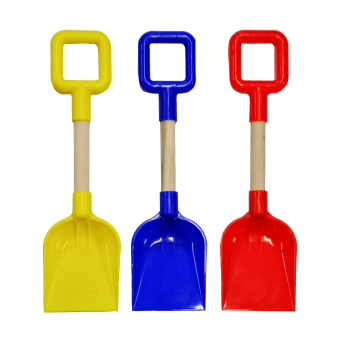 Spade Wood Handle 14"  Primary Cols