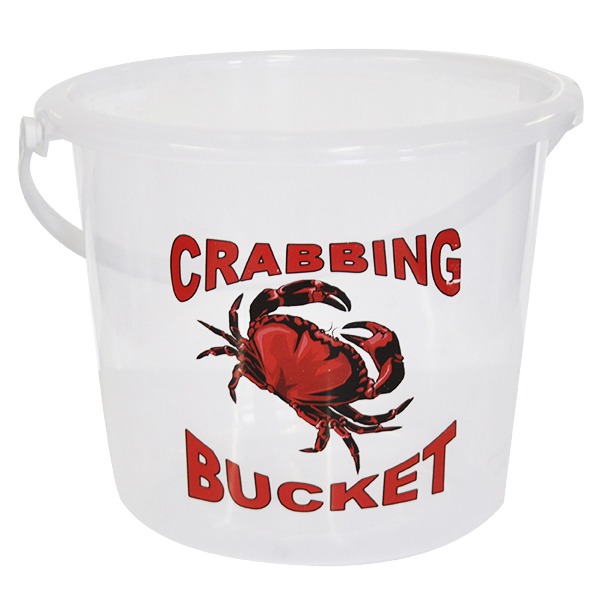 **early Buy** 5 Litre Clear Crab Bucket Palgrave
