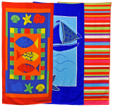 Beach Towels 145 X 70cm  3 Asstd
