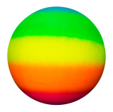 Deflated Rainbow Mega Ball 45cm (18")