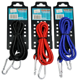 Stretch Cord With Clip 120cm X 8mm 3 Asstd
