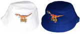 Hat Bucket Shape Childs T-rex  2 Asstd