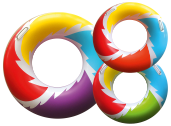 Turbo Tube 36" Multicolour  3 Asstd