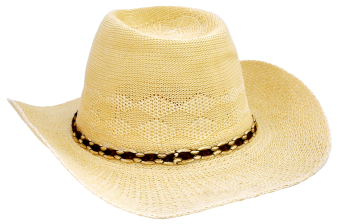 Hat Adults Cowboy Style With Beaded Band