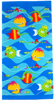 Sealife Beach Towel 140 X 70cm