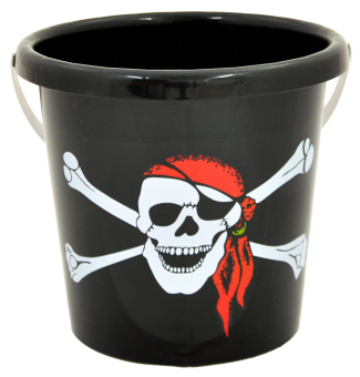 Bucket 17cm Pirate