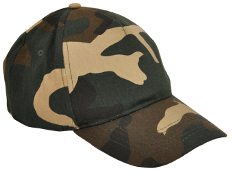 Baseball Cap Childs Camouflage Design