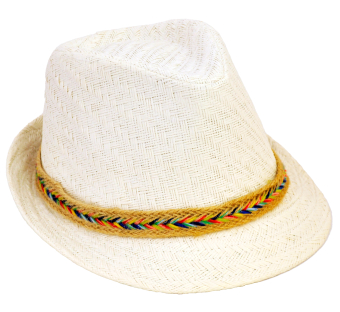 Hat Adults Trilby With Rainbow Band
